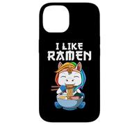 Ramen Et Licorne J'aime Le Ramen Kawaii Anime Coque pour iPhone 14