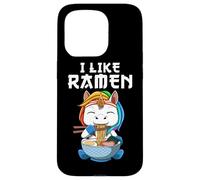 Ramen Et Licorne J'aime Le Ramen Kawaii Anime Coque pour iPhone 15 Pro