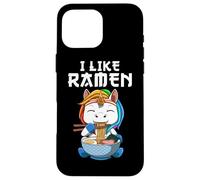 Ramen Et Licorne J'aime Le Ramen Kawaii Anime Coque pour iPhone 16 Pro Max