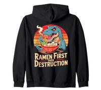 Ramen First Then Destruction Dino Sweat à Capuche