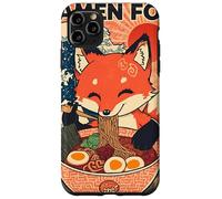 Ramen Fox Cute Japanese Noodle Lover Retro Anime Kawaii Ezo Coque pour iPhone 11 Pro Max