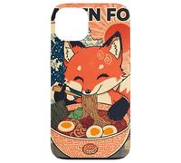 Ramen Fox Cute Japanese Noodle Lover Retro Anime Kawaii Ezo Coque pour iPhone 13