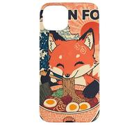 Ramen Fox Cute Japanese Noodle Lover Retro Anime Kawaii Ezo Coque pour iPhone 15 Plus