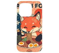 Ramen Fox Cute Japanese Noodle Lover Retro Anime Kawaii Ezo Coque pour iPhone 15 Pro
