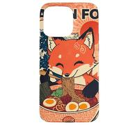 Ramen Fox Cute Japanese Noodle Lover Retro Anime Kawaii Ezo Coque pour iPhone 15 Pro Max