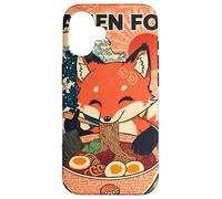 Ramen Fox Cute Japanese Noodle Lover Retro Anime Kawaii Ezo Coque pour iPhone 16