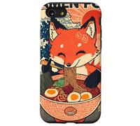 Ramen Fox Cute Japanese Noodle Lover Retro Anime Kawaii Ezo Coque pour iPhone SE (2020) / 7/8