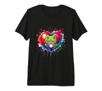 Ramen Grenouille France Love Nouilles Bowl Toad Français T-Shirt Haut de Gamme
