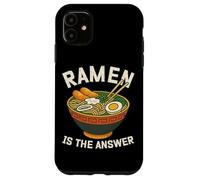 Ramen is The Answer Bol of Ramen Kawaii Anime Japan Noodles Coque pour iPhone 11