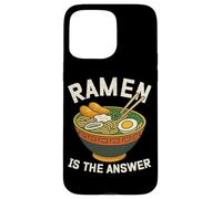 Ramen is The Answer Bol of Ramen Kawaii Anime Japan Noodles Coque pour iPhone 15 Pro Max