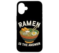 Ramen is The Answer Bol of Ramen Kawaii Anime Japan Noodles Coque pour iPhone 16 Plus