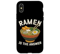 Ramen is The Answer Bol of Ramen Kawaii Anime Japan Noodles Coque pour iPhone X/XS