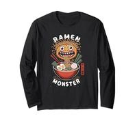 Ramen Japan Monster Kaiju Kanji Otaku Souvenir Manche Longue