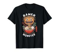Ramen Japan Monster Kaiju Kanji Otaku Souvenir T-Shirt