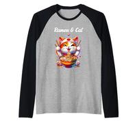 Ramen Love China Food Japan Noodles, œufs et cadeaux Manche Raglan