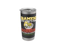 Ramen Lover It's What's For Dinner Lunch Breakfast Noodle Gobelet isotherme en acier inoxydable double paroi