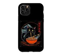 Ramen Mangeant des Nouilles pour Chat avec Baguettes Coque pour iPhone 11 Pro