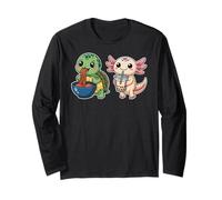 Ramen Noodle Japanese Kawaii Boba Bubble Tea Turtles Axolotl Manche Longue