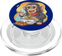 Ramen Noodles Monkey Japan Y2K Kawaii Monkeys Anime PopSockets PopGrip pour MagSafe