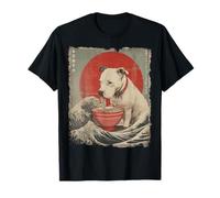 Ramen pour Chien Staffordshire Bull Terrier T-Shirt