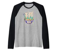 Ramen Retro Digital Art Japonais Food Lover Manche Raglan