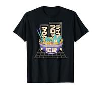 Ramen Retro Digital Art Japonais Food Lover T-Shirt