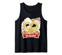 Ramen-tic at Heart Funny Ramen Lover Anniversary Pun Love Débardeur