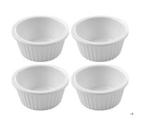 Hendi Ramequin Fine Dine en mélamine – 35 ml, lot de 4, Ø60×H25 mm, blanc