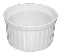 Ramequin à soufflé 9 cm (lot de 6) - Porcelaine Girard - Blanc - Porcelaine Blanc G