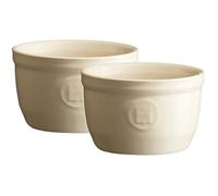 Emile Henry Ramequins Le N°9 EH024009 Céramique Beige Argile 9 x 9 x 5,5 cm Set de 2