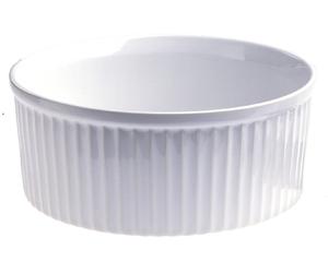 Ramequin en porcelaine blanche ø 10.5 cm x 5 cm (Haut)