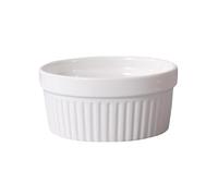 Ramequin Four Lot de 4 ramequins en céramique allant au four, ramequins for crème brûlée, tasses à pudding, crème anglaise, soufflé, ramiken, sauce à tremper, petite taille(12 oz)
