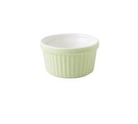 Ramequin Four Lot de 6 ramequins en céramique allant au four, 240 ml, ramequins for crème brûlée, coupes for pudding, soufflé, ramiken, sauce à tremper(6 pcs green)