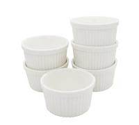 Ramequin Four Lot de 6 ramequins en céramique et en porcelaine de 120 ml