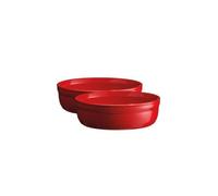 Ramequins à crème brûlée - EMILE HENRY - Grand Cru - Set de 2 - Rouge - Ø 13 cm