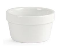 Olympia Lot de 6 ramequins méditerranéens en porcelaine Blanc 77 mm