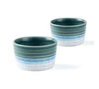 Ramequins et Moules à Soufflés, Ramequins à Souffler pour Cuisson - 10cm, Cocotte Four en Céramique de 240ml pour 2 Personnes, Micro-Onde Convient