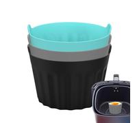 Ramequins pour friteuses à air chaud, ramequins pour gâteaux, muffins, friteuses à air - Moule à œufs pochés antiadhésif pour gâteaux, muffins, , puddings