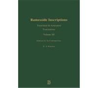 Ramesside Inscriptions, Ramesside Inscriptions, Translations, Vol III K. A. Kitchen (Auteur)