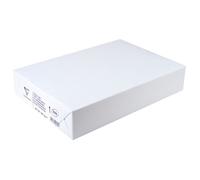 Clairalfa Ramette 250 Couverture Reliure 210g A4 210x297 Mm Certifié Pefc Blanc Toilé