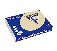 Ramette de 250 feuilles de papier Trophée chamois, A4, 160 g/m² - Lot de 4