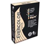 Ramette de 500 feuilles papier couleur recyclé EVERCOLOR 80gr format A4 saumon G