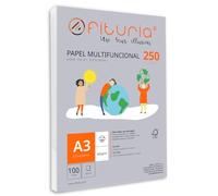 Ramette de papier A3 250g avec 100 feuilles blanches, papier multifonctionnel pour un usage scolaire et professionnel. Idéal pour imprimantes laser, à jet d’encre ou photocopieuses - Ofituria