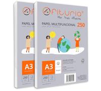 Ramette de papier A3 250g avec 500 feuilles blanches, papier multifonctionnel pour un usage scolaire et professionnel. Idéal pour imprimantes laser, à jet d’encre ou photocopieuses - Ofituria