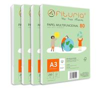 Ramette de papier A3 80g avec 1000 feuilles blanches, papier multifonctionnel pour un usage scolaire et professionnel. Idéal pour imprimantes laser, à jet d’encre ou photocopieuses - Ofituria