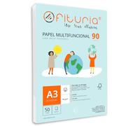 Ramette de papier A3 90g avec 50 feuilles blanches, papier multifonctionnel pour un usage scolaire et professionnel. Idéal pour imprimantes laser, à jet d’encre ou photocopieuses - Ofituria