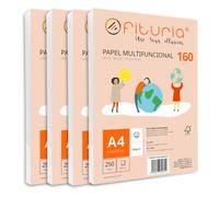 Ramette de papier A4 160g avec 1000 feuilles blanches, papier multifonctionnel pour un usage scolaire et professionnel. Idéal pour imprimantes laser, à jet d’encre ou photocopieuses - Ofituria