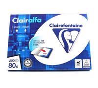 Ramette de papier - A4 - Blanc - 80g - Impression - 200 feuilles - Clairefontaine Clairalfa