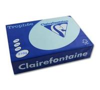 Clairefontaine Ramette de papier Trophée Bleu G A4 Bleu alizée pastel 210 g 250 feuilles Impression