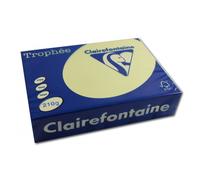 Ramette De Papier - A4 - Canari - Pastel - 210g - Impression - 250 Feuilles - Clairefontaine Trophée